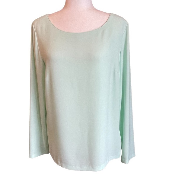 Daniel Cremieux Tops - CREMIEUX Long Sleeve Blouse Mint M